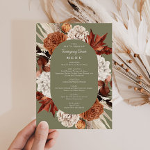 水彩秋フローラ枠感謝祭メニュー