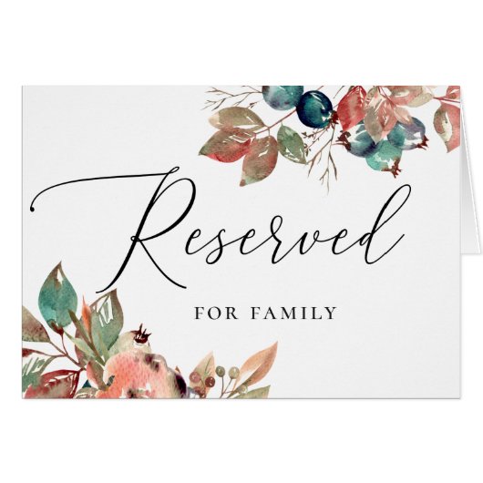 水彩秋ブルーベリ結婚ーの看板 (正面横)