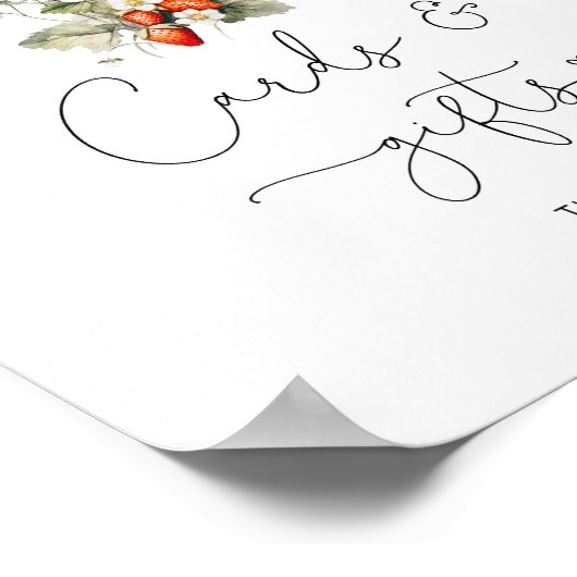 水彩秋マッシュルームカードとギフトのサイン ポスター