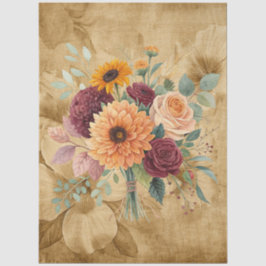 水彩秋山花オンパーチメント 薄葉紙