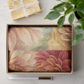 水彩秋山花オンパーチメント 薄葉紙 (ギフト)