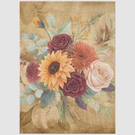 水彩秋山花オンパーチメント 薄葉紙