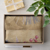 水彩秋山花オンパーチメント 薄葉紙 (ギフト)