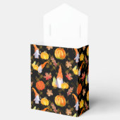 水彩秋格言、カボチャおよび葉 フェイバーボックス (オープン)