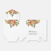水彩秋秋の結婚式サンキュー フェイバーボックス (折り畳みなし)