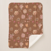 水彩秋秋感謝祭 シェルパブランケット (正面)