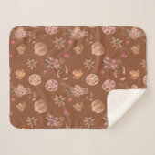 水彩秋秋感謝祭 シェルパブランケット (正面(横))