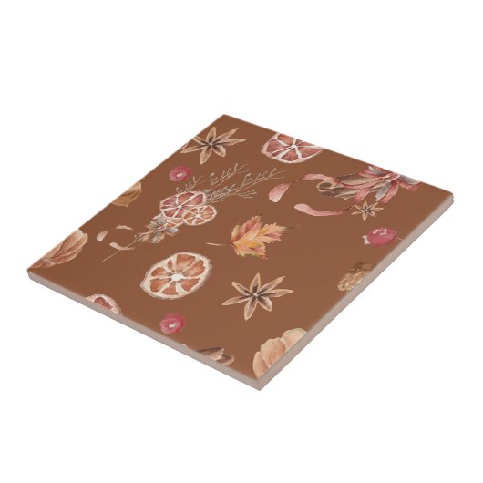 水彩秋秋感謝祭 タイル (側面)