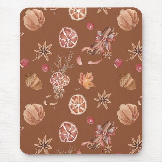 水彩秋秋感謝祭 マウスパッド (正面)