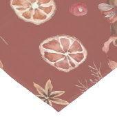 水彩秋秋感謝祭 ロングテーブルランナー (コーナー)