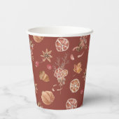 水彩秋秋感謝祭 紙コップ (裏面)