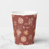 水彩秋秋感謝祭 紙コップ (左)