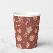 水彩秋秋感謝祭 紙コップ (右)
