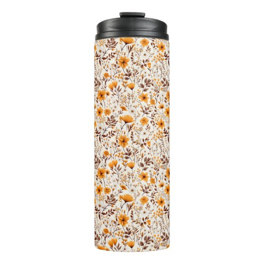 水彩秋秋花離れ類 タンブラー (正面)