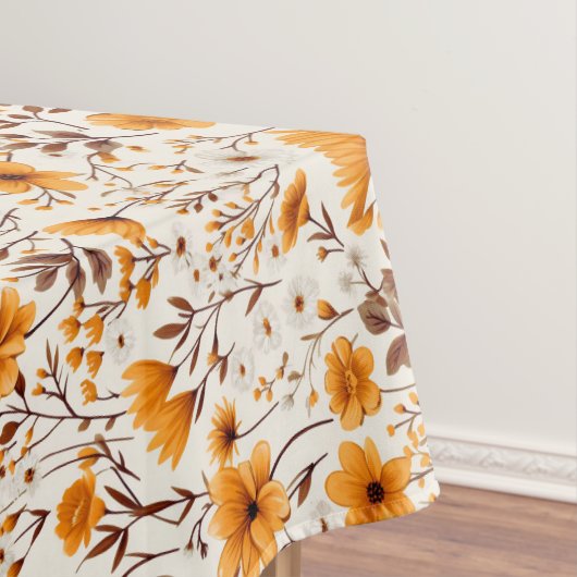 水彩秋秋花離れ類 テーブルクロス (インサイチュ)