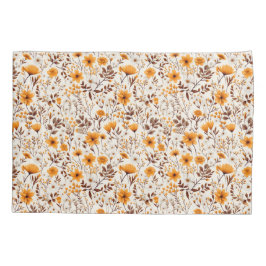 水彩秋秋花離れ類 枕カバー