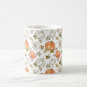 水彩秋素朴カボチャ コーヒーマグカップ (中央)