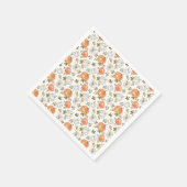 水彩秋素朴カボチャ スタンダードカクテルナプキン (角)