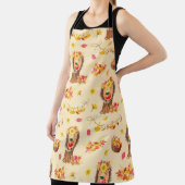 水彩秋継ぎ目無し紋様かわいい水筒 エプロン (インサイチュ)