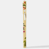 水彩秋自然クランベリーパターン iPhoneケース (左側面)