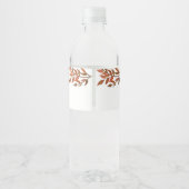 水彩秋色 ウェディング ペットボトルラベル (裏面)