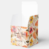 水彩秋花パーティー フェイバーボックス (オープン)