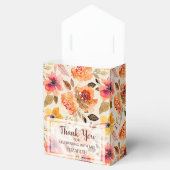 水彩秋花 ブライダルシャワー フェイバーボックス (オープン)