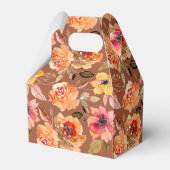 水彩秋花 ブライダルシャワー フェイバーボックス (裏面サイド)