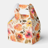 水彩秋花 ブライダルシャワー フェイバーボックス (裏面サイド)