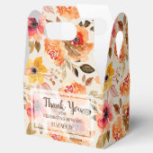 水彩秋花 ブライダルシャワー フェイバーボックス (オープン)