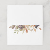 水彩秋茎葉多肉質座席表 プレイスカード (外部開封)