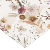 水彩秋野花 ショートテーブルランナー (コーナー)