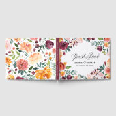 水彩秋開花フローラ ゲストブック (全面)