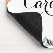 水彩秋開花フローラ パーソナライズされた マウスパッド (コーナー)