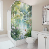 水彩秘伝ガーデンポッド シャワーカーテン (インサイチュ)
