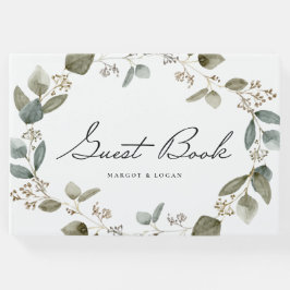 水彩種ユーカリリース結婚の写真 ゲストブック