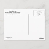 水彩穴掘ろう ポストカード (裏面)