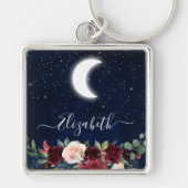水彩空の天月星フローラ キーホルダー (正面)