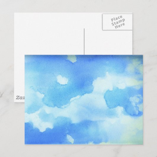 水彩空 ポストカード (正面/裏面)