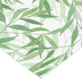 水彩竹の葉の枝つる植物林 ミディアムテーブルランナー (コーナー)