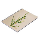 水彩竹ノート ノートブック (左側)