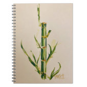 水彩竹ノート ノートブック (正面)