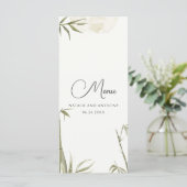 水彩竹木イラストレーション メニュー (スタンド正面)