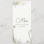 水彩竹木イラストレーション メニュー (正面)