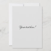 水彩笑顔のスロースカスタム サンキューカード (裏面)