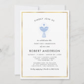 水彩第1回聖餐会の招待状 招待状 (正面)