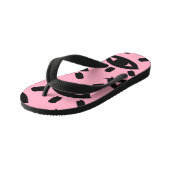 水彩筆の目、スケッチパターン。 キッズビーチサンダル (アングル)