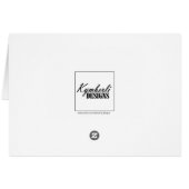 水彩筆ストロークフラワーガールの提案 (裏面横)