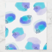 水彩筆画ワインラベル ワインラベル (シングルラベル)