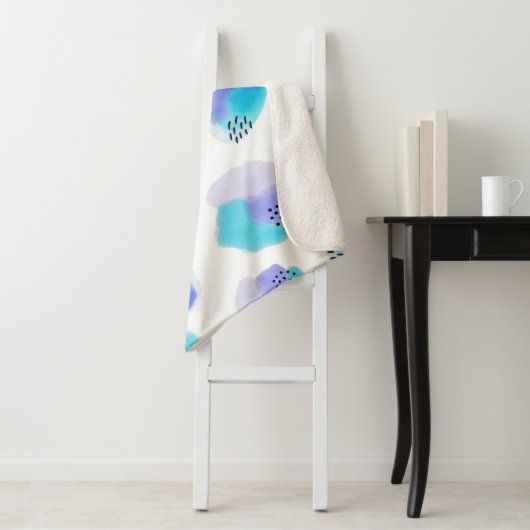 水彩筆跡シェルパブランケット シェルパブランケット (インサイチュ)